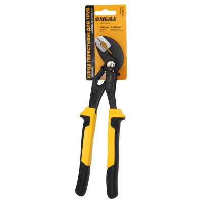 Клещи переставные быстрозажимные для труб 250мм Standard SIGMA 4102671