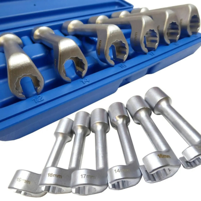 Набор ключей разрезных L-образных для форсунок 6 ед. SATRA S-6DI12