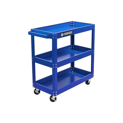 Тележка инструментальная 3-х полочная (350х770х820мм, размеры полок-60х350х700мм) Forsage F-1141343A