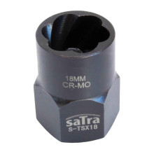 Головка ударна Cr-Mo для злизаних гайок 6-гр. 1/2 18мм SATRA S-TSX18