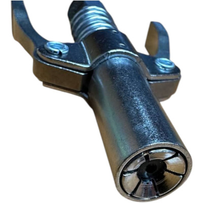 Насадка быстросъемная для смазочного шприца, двойная ручка Intertool AT-3063