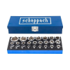 Набор головок в металлическом кейсе 25 пр. 1/2'', 1/4'' (6-гр.) Scheppach SCH-50121G