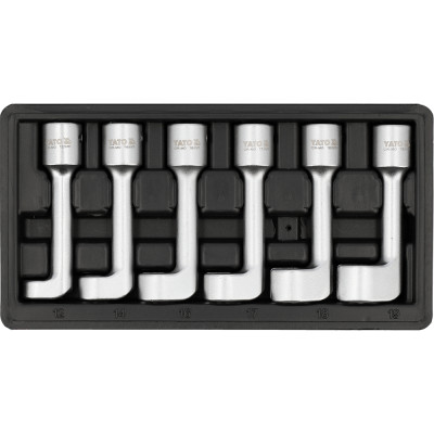 Набір спецключів для дизельних форсунок 1/2" 12-19мм 6ін. YATO YT-17618