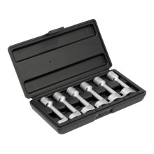 Набір спецключів для дизельних форсунок 1/2", 12-19мм, 6ін. YATO YT-17618 Набір спецключів для дизельних форсунок 1/2", 12-19мм, 6ін. YATO YT-17618