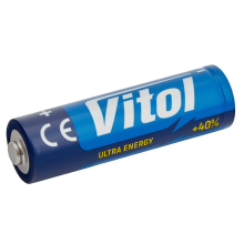 Батарейка vitol v21021 блістер лужна lr06 AA («пальчикова»)
