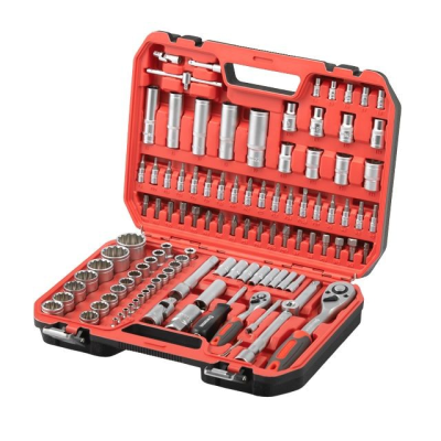 Набір інструментів 1/2" & 1/4" 110од, 12-гр (ET-6108SP) Intertool ET-9109