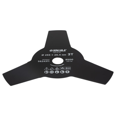 Ніж для тримера Ø255×25.4мм 3Т SIGMA 5624311