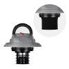 Пылесос строительный, 1,0 кВт, >17 кПа, бак 15 л пластик, шланг 1,5 м Intertool DT-1015