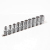 Набор головок 10шт., 1/2"-8;10;12;13;14;15;16;17;18;19мм, Cr-V Intertool ET-6012