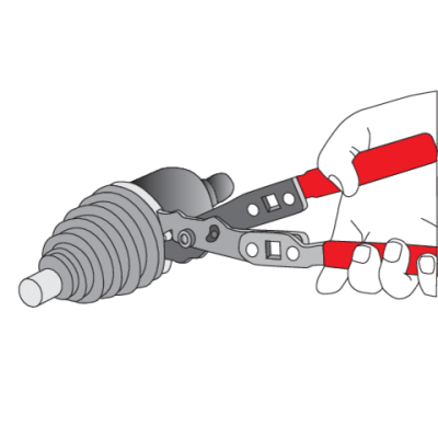 Щипці для хомутів на пильники ШРУСа YATO 235 мм YT-0606