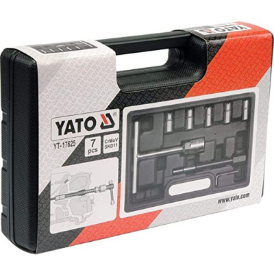 Фрезы для гнезд сопл форсунок YATO 7 шт YT-17625