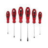 Набір викруток 6од. (SL3x75,SL5x100,SL6x125,PH0x75,PH1x100,PH2x125) Cr-V, Ergo-design Intertool VT-2005
