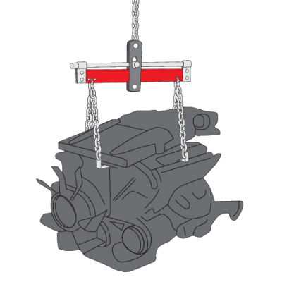 Траверса балансировочная для крана YATO 680 кг 315 мм YT-55565