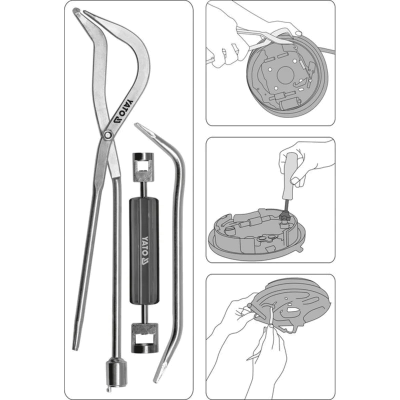 Набор инструментов для тормозов YATO 3 шт YT-0684