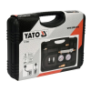 Тестер для вимірювання витоку в циліндрах двигунів YATO 7 МПа з інструментами 4 шт. + кейс YT-73055