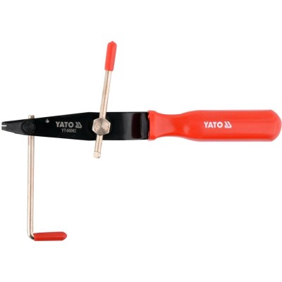 Щипці для хомутів на кожухи шарнірів YATO з полосою до 10 мм YT-06062