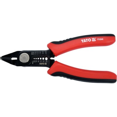 Бокорезы для проводников YATO, L=140 мм, AWG 20-10; 0,8-2.6 мм YT-22640