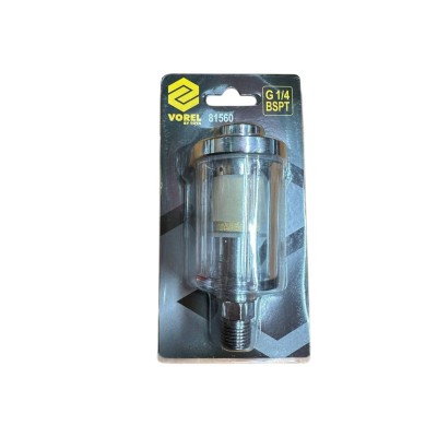 Фильтр-сепаратор воды для краскопульта VOREL 1/4" 81560