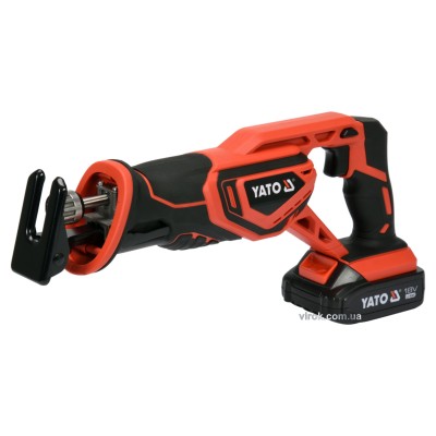 Аккумуляторная сабельная пила YATO Li-Ion 18 В 2 Ач YT-82814