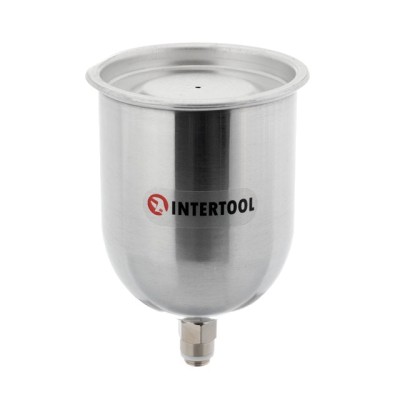 Бачок металевий із зовнішнім різьбленням M14x1.25. 600мл Intertool PT-1907