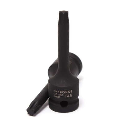 Бита-насадка TORX ударная литая T45,1/2" ROCKFORCE RF-24645