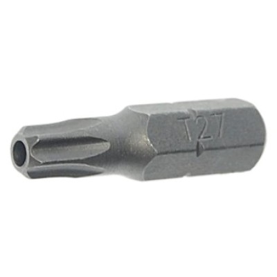 Біта TORX T27Hх25ммL з отвором, 1/4" ROCKFORCE RF-1272527
