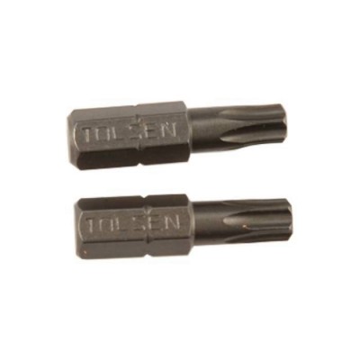 Биты S2 Torx T 10х25 мм, 2 шт блистер Tolsen 20221 Биты S2 Torx T 10х25 мм, 2 шт блистер Tolsen 20221