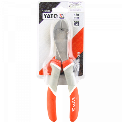 Бокорезы усиленные YATO никелированные l=180 мм YT-2039