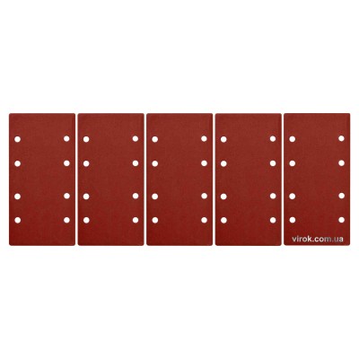 Бумага шлифовальная на липучке YATO 93 х 187 мм Р150 для шлифмашины YT-82230 5 шт YT-83805