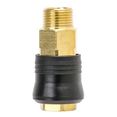 Швидкороз'ємне з'єднання із зовнішнім різьбленням 3/8", латунь Intertool PT-1819