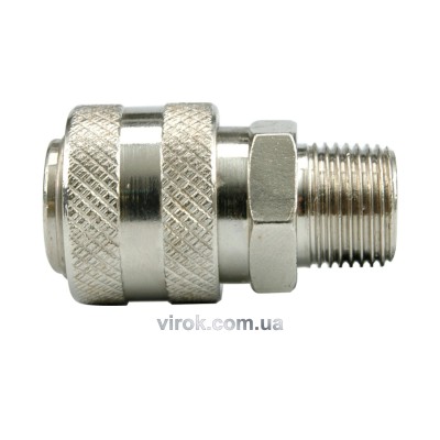 Быстроразъемное соединение VOREL с внешней резьбой 1/2" 81372 Быстроразъемное соединение VOREL с внешней резьбой 1/2" 81372