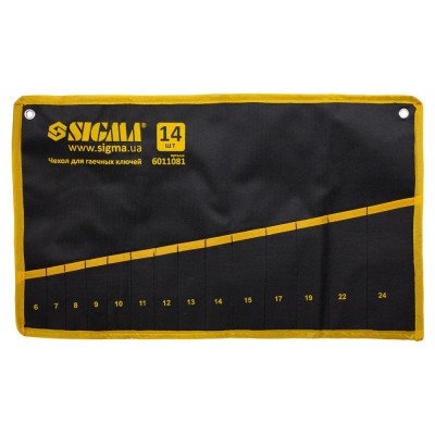 Чохол для гайкових ключів 14шт SIGMA 6011081