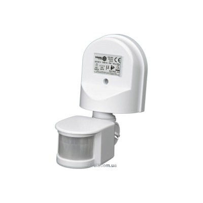 Датчик руху білий VOREL 1200 Вт 12 м 180° 83123