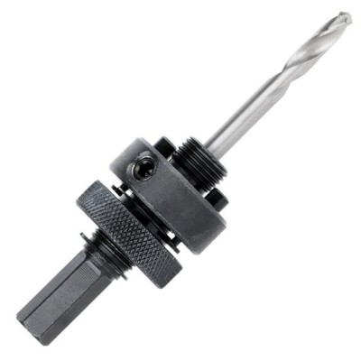 Тримач свердла корончатого біметалічного 7/16" з центруючим свердлом (32-102 мм) Intertool SD-5602