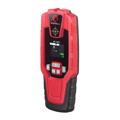 Детектор проводки, макс. глибина 10см, кольоровий дисплей Intertool MT-3091