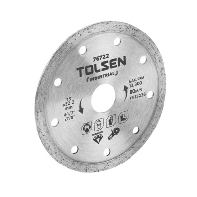 Диск алмазный по кафелю 125×22.2 мм Tolsen 76723
