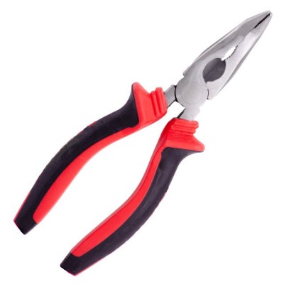 Довгогубці вигнуті 160мм, 40CrV, фосфатовані, поліровані, STORM Intertool NT-0146