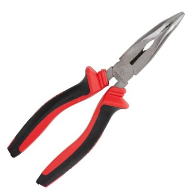 Довгогубці вигнуті 180мм, 40CrV, фосфатовані, поліровані, STORM Intertool NT-0148