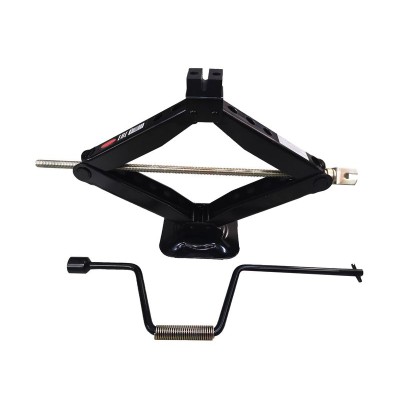 Домкрат механический "ромб" 2,5т с резиновой накладкой и ручкой-воротком с головкой 19мм (h min-100мм h max-485мм), в водоотталкивающем чехле ROCKFORCE RF-114