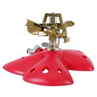 Дощувач пульсуючий з повною/частковою зоною поливу на базі, круг/сектор поливу до 12м, metal Intertool GE-0074