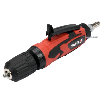 Дрель прямая пневматическая YATO 1/4" 10 мм 20000 об/мин 113 л/мин YT-09695