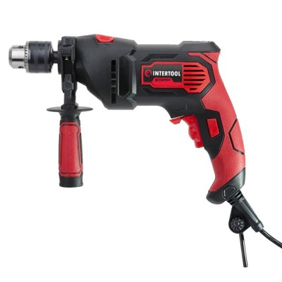 Дриль ударний, 710Вт, 0-3000 об/хв, 1.5-13мм, реверс Intertool WT-0117