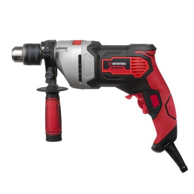 Дриль ударний 800Вт, 0-2900об/хв, 1.5-13мм, метал. корпус редуктора Intertool WT-0118