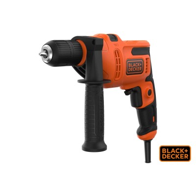 Дрель ударная Black+Decker 500 Вт 2900 об/мин 49300 уд/мин BEH200-QS