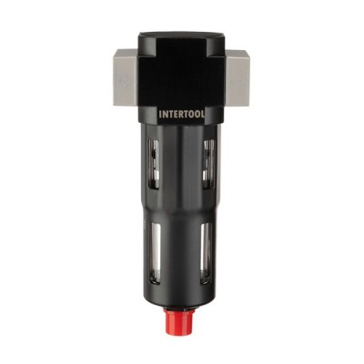 Фильтр для очистки воздуха 3/4", 5мкм, 1900 л/мин, металл, профессиональный Intertool PT-1414