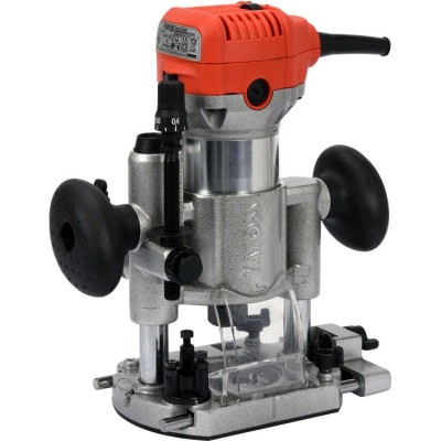 Фрезер ручний по крайці ламінатів мережевий YATO: 710 Вт, цанга ?= 6, 8 мм, хід- 20 мм, нахил- 45° YT-82390