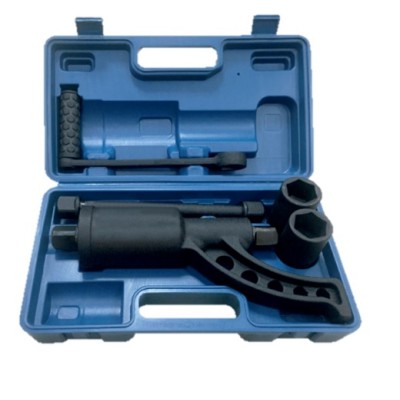 Гайковерт ручной с редуктором (головки 32,33 длина 330 мм передаточное число 1:78, 6800 Н/м) в кейсе FORCEKRAFT FK-34114102