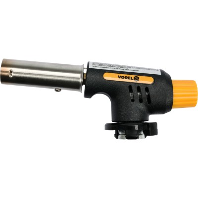 Газова горілка VOREL з п'єзозапалом; тип з'єднання EN417 макс. t = 1300 ° C, P = 1,3 кВт 73412