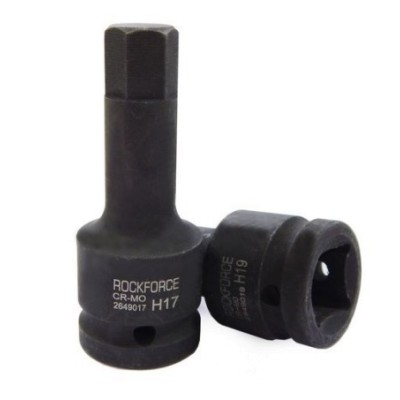 Головка-бита 6-гранная ударная 22мм 3/4" ROCKFORCE RF-2649022 Головка-бита 6-гранная ударная 22мм 3/4" ROCKFORCE RF-2649022