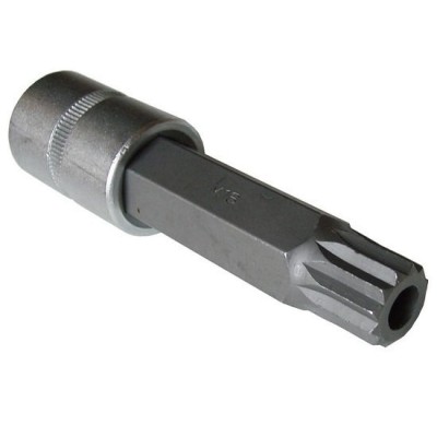 Головка-біта SPLINE 12-променева M16 з отвором 1/2" (L-100мм) ROCKFORCE RF-34810016T